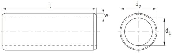 Round Brass Spacers - Image 2