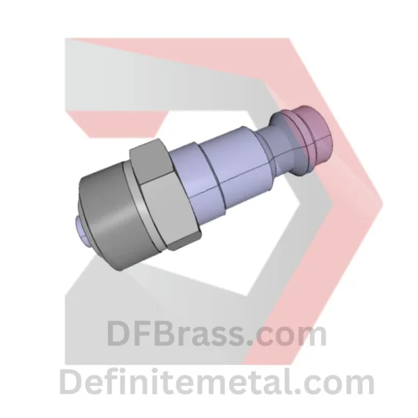 DN 5 Air Coupling plug with union nut